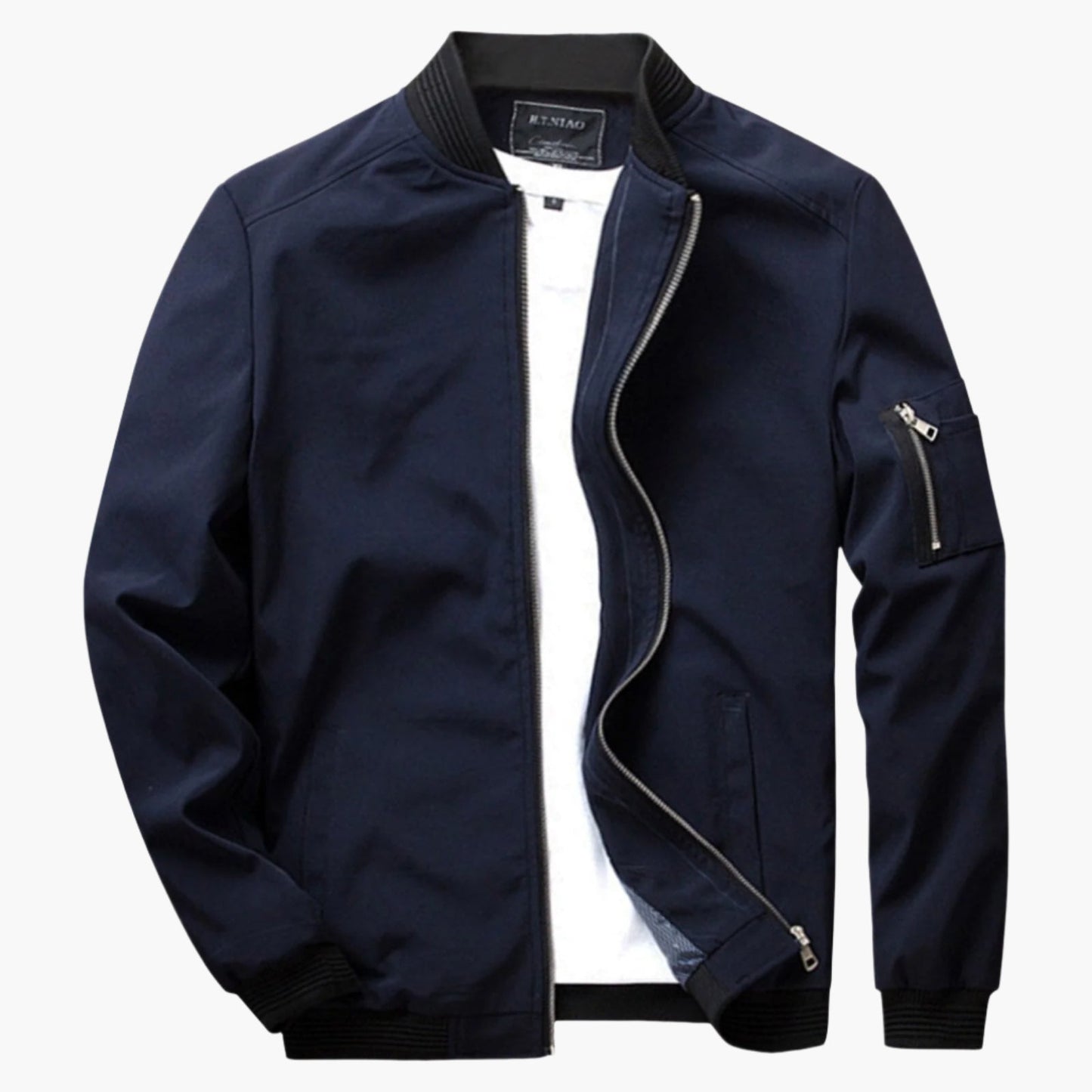 Chaqueta bomber de verano para hombre estilo urbano versátil – ideal para media estación y salidas casuales o formales