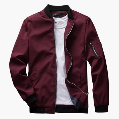 Chaqueta bomber de verano para hombre estilo urbano versátil – ideal para media estación y salidas casuales o formales
