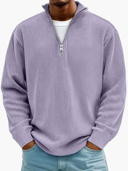 Sweat à demi-zip tendance pour homme – Style décontracté chic, idéal au quotidien