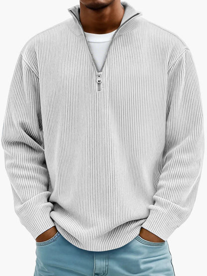 Sweat à demi-zip tendance pour homme – Style décontracté chic, idéal au quotidien