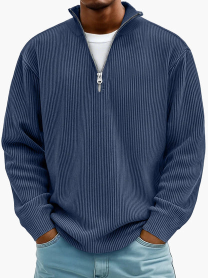 Sweat à demi-zip tendance pour homme – Style décontracté chic, idéal au quotidien