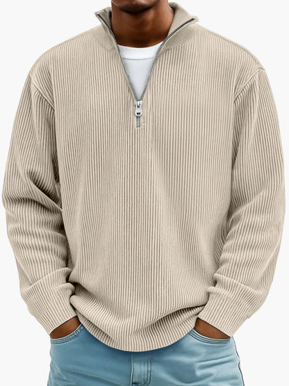 Sweat à demi-zip tendance pour homme – Style décontracté chic, idéal au quotidien