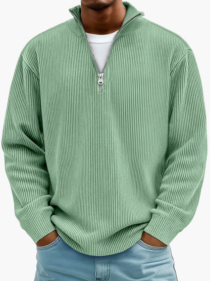 Sweat à demi-zip tendance pour homme – Style décontracté chic, idéal au quotidien