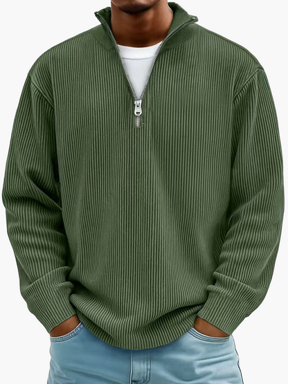 Sweat à demi-zip tendance pour homme – Style décontracté chic, idéal au quotidien
