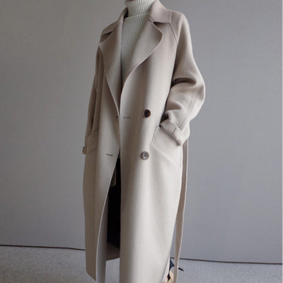 Stella - Avslappnad lång kappa