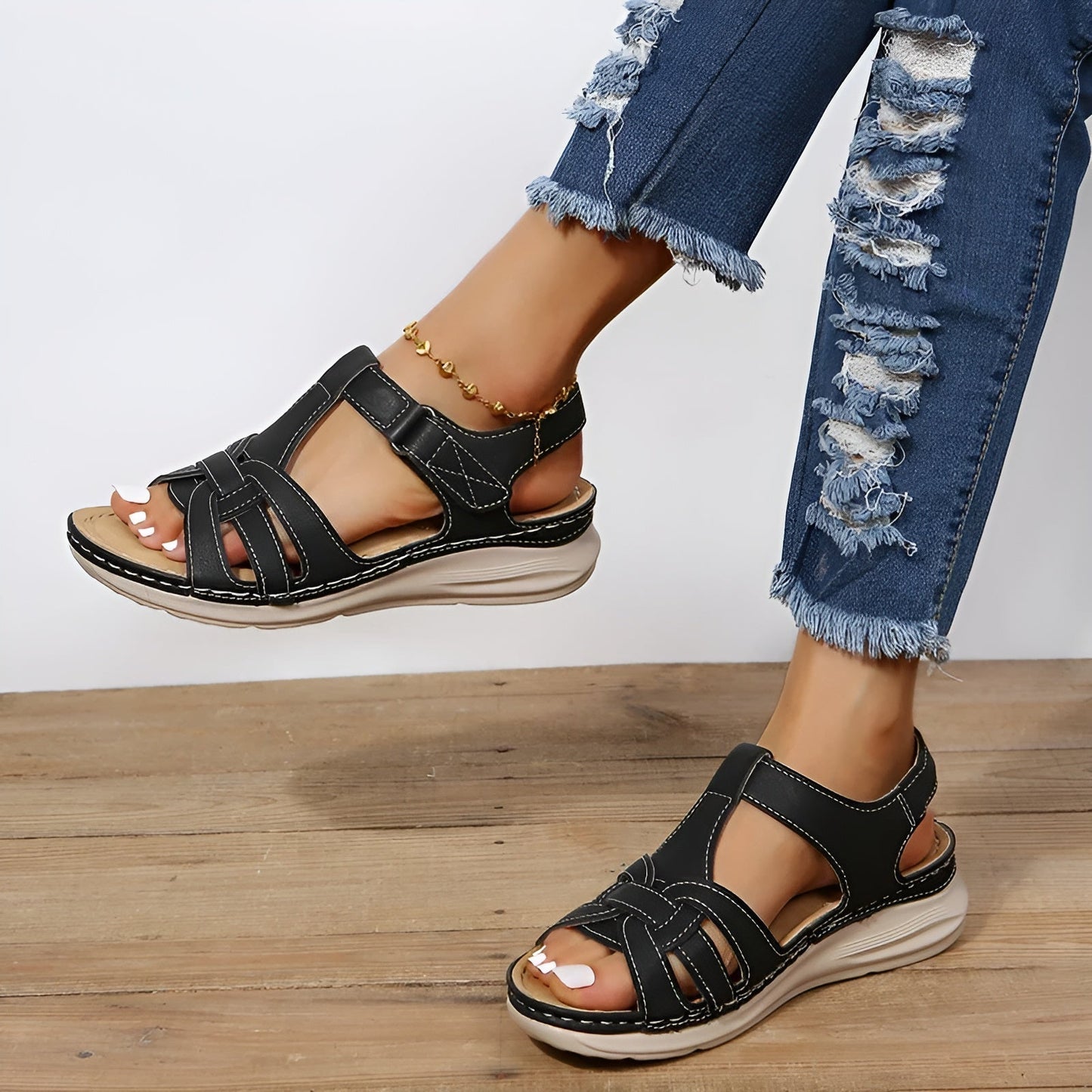 Sandales orthopédiques confort pour femme – Style moderne et soutien quotidien