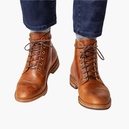 Bottes en pour homme style décontracté et élégant – Chaussures montantes robustes