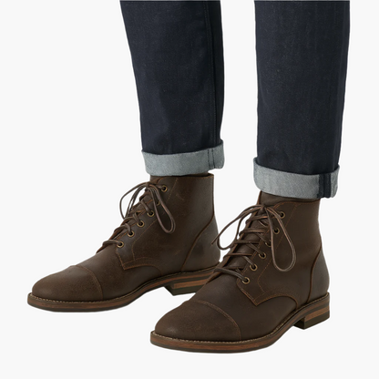 Bottes en pour homme style décontracté et élégant – Chaussures montantes robustes