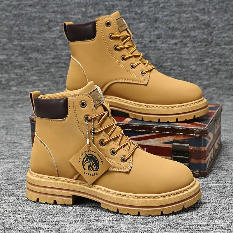 Bottes de randonnée robustes homme style urbain et aventure