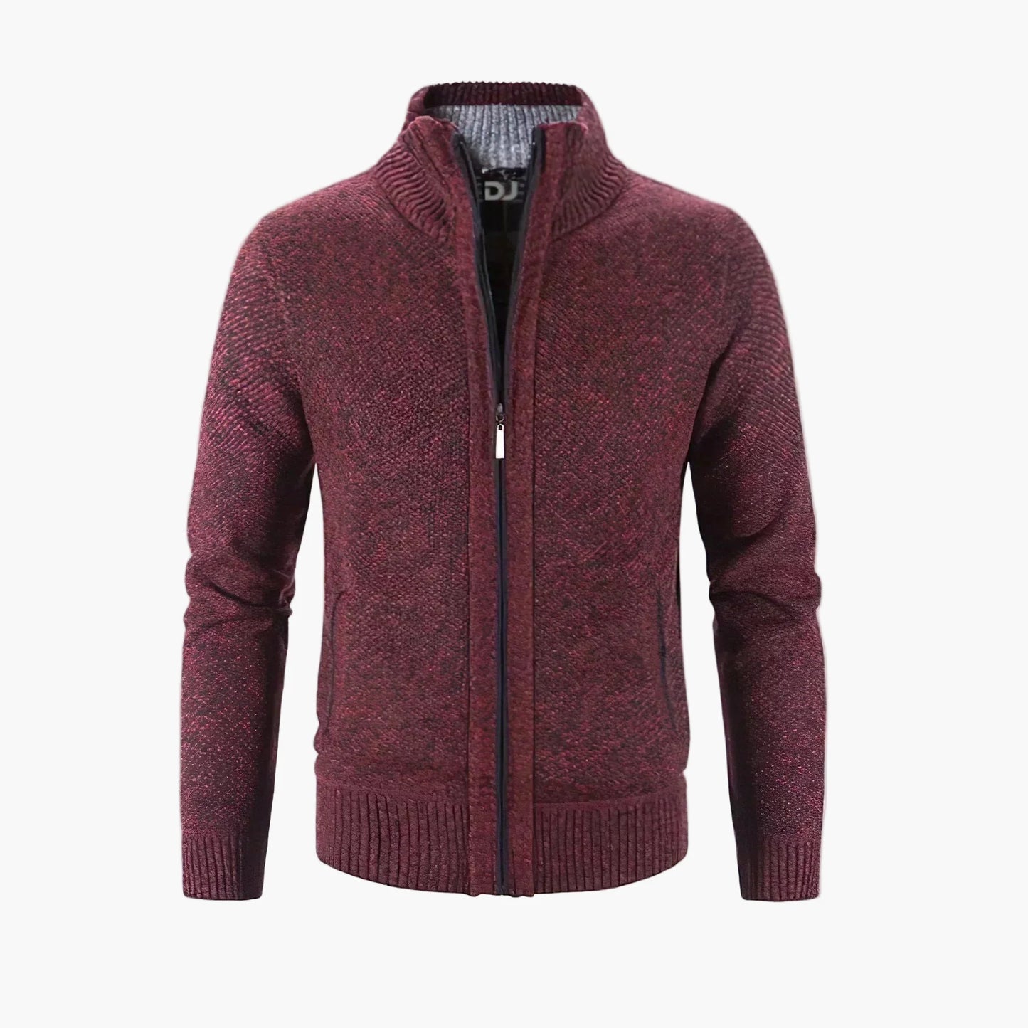 Gilet con zip stile urbano da uomo – Cardigan caldo ed elegante, ideale per città e ufficio