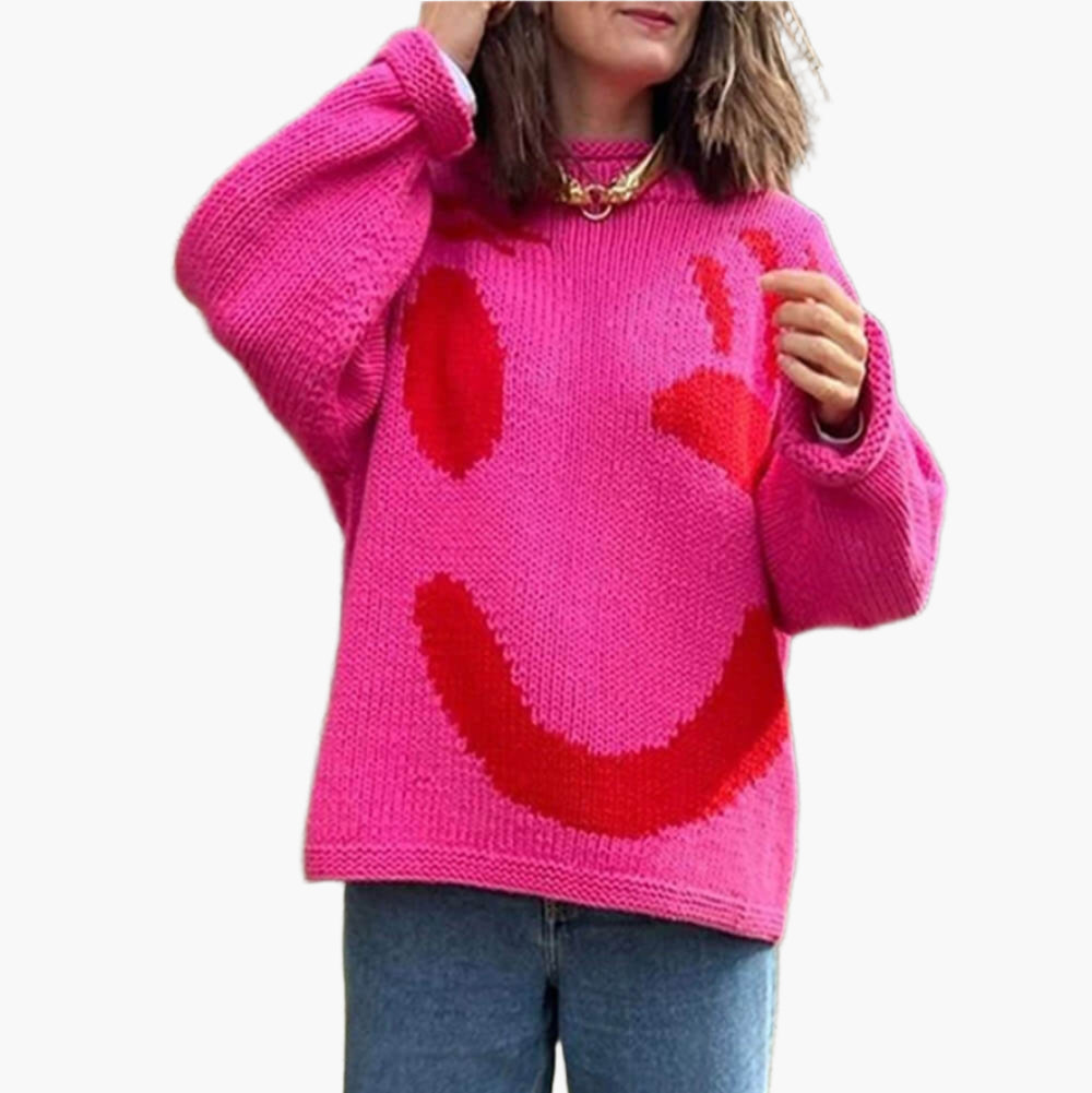 Comfortabele artistieke stijl trui voor dames – Ontspannen en originele look