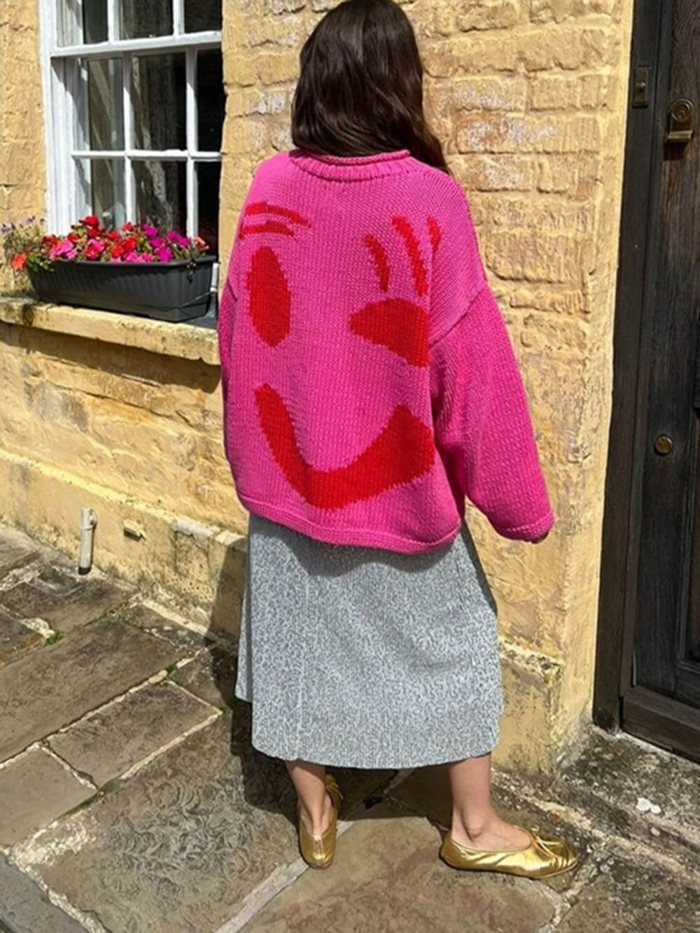 Comfortabele artistieke stijl trui voor dames – Ontspannen en originele look