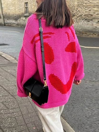 Comfortabele artistieke stijl trui voor dames – Ontspannen en originele look