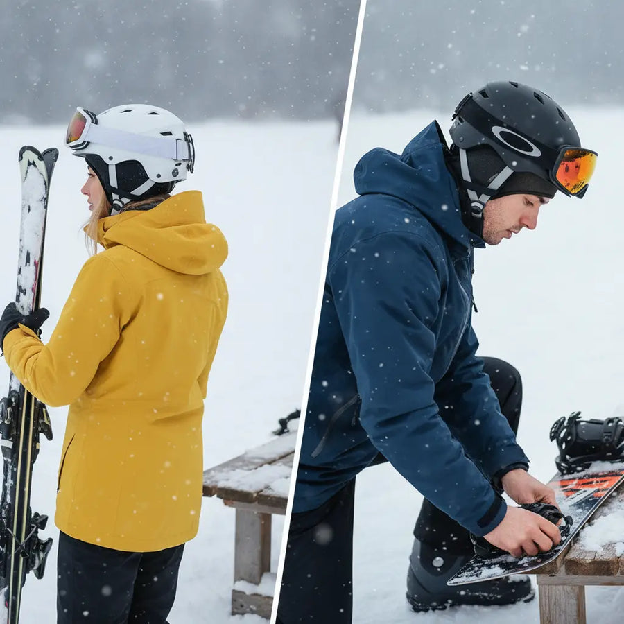 Waterdichte ski- en snowboardjas met capuchon voor heren en dames