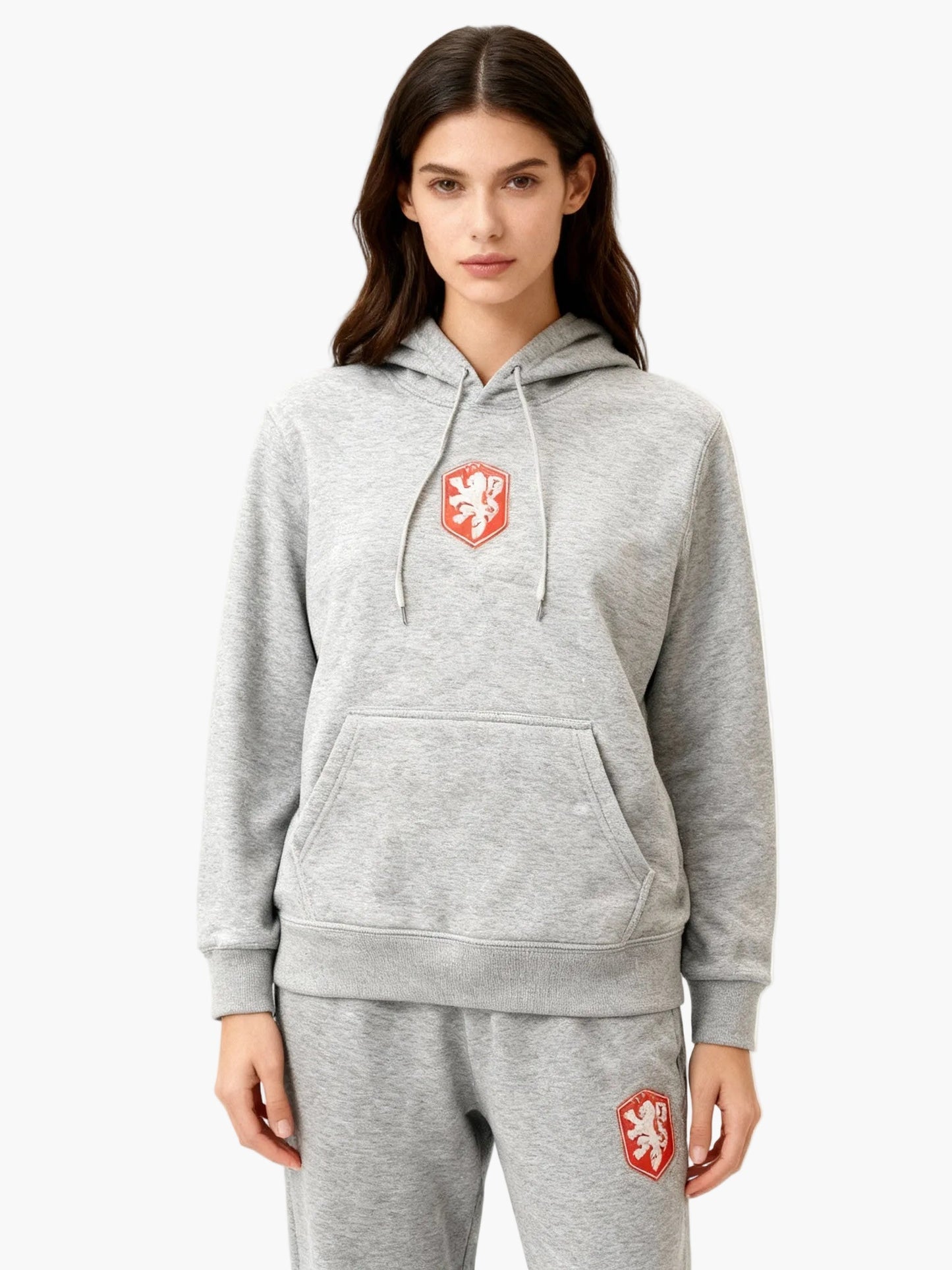 Casual hettegenser med løveemblem for kvinner – Urban og komfortabel stil