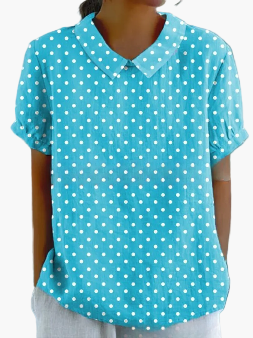 Blouse Femme Style Vintage Élégant à Motifs Floraux – Mode Décontractée et Chic