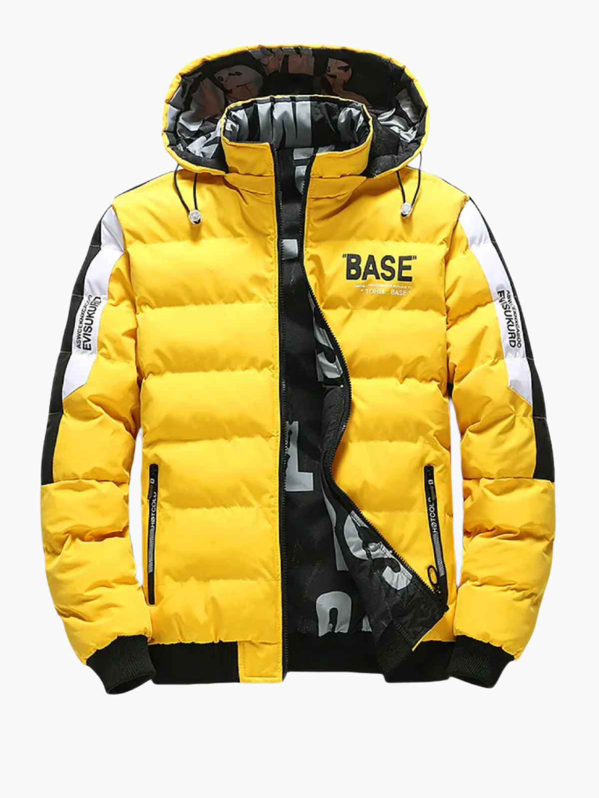 Giacca imbottita urbana da uomo stile streetwear per l'inverno