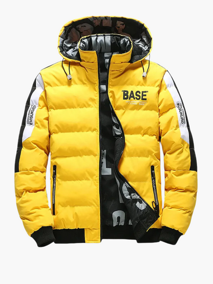 Giacca imbottita urbana da uomo stile streetwear per l'inverno