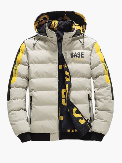 Giacca imbottita urbana da uomo stile streetwear per l'inverno