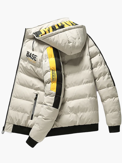 Giacca imbottita urbana da uomo stile streetwear per l'inverno