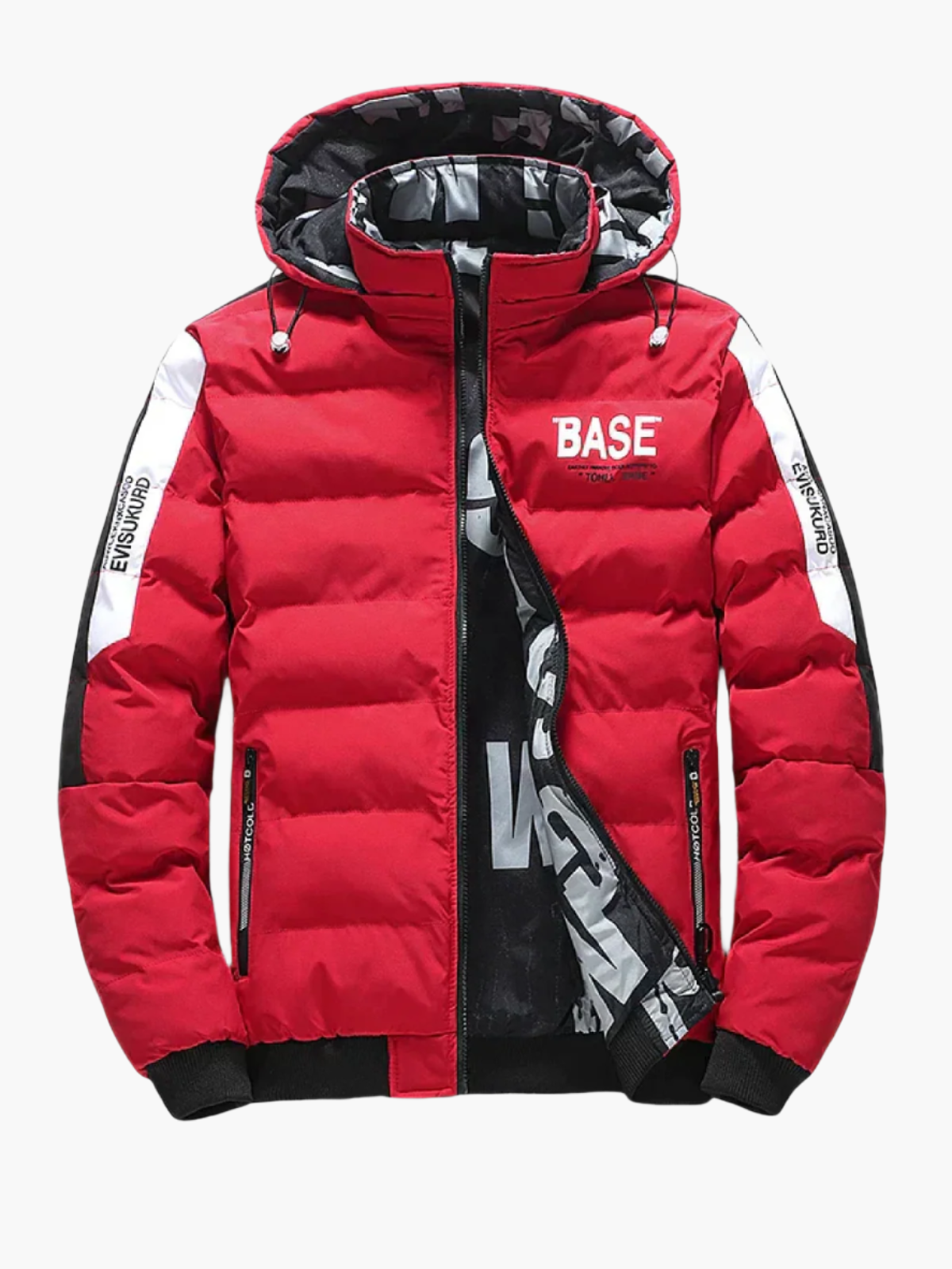 Giacca imbottita urbana da uomo stile streetwear per l'inverno