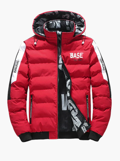 Giacca imbottita urbana da uomo stile streetwear per l'inverno