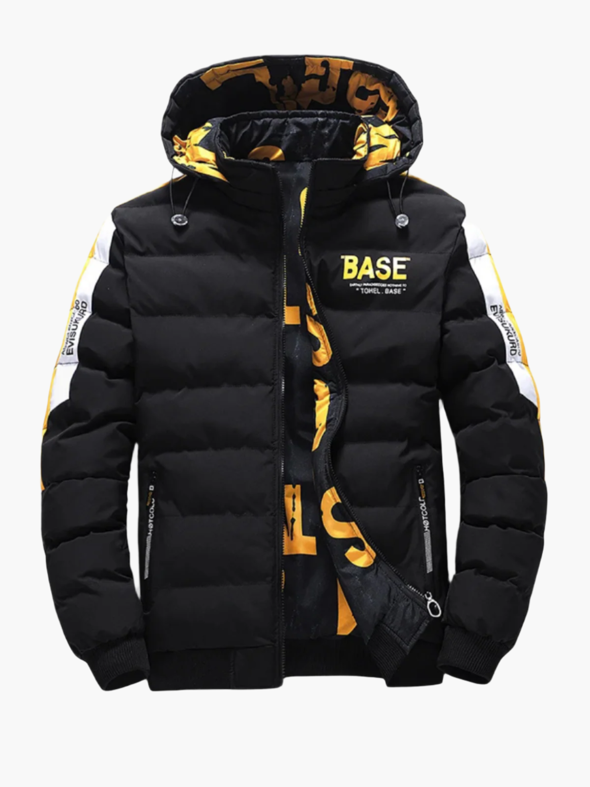 Giacca imbottita urbana da uomo stile streetwear per l'inverno