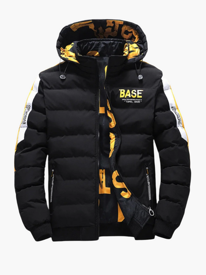 Giacca imbottita urbana da uomo stile streetwear per l'inverno