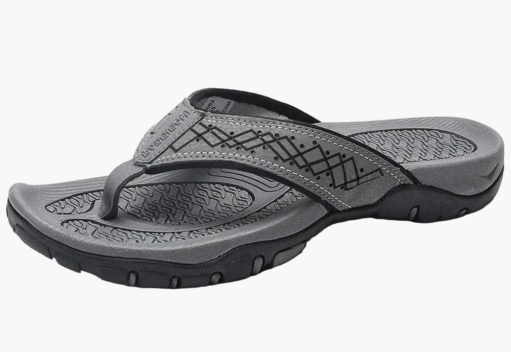 Tongs de sport homme avec soutien de la voûte plantaire – Sandales confort pour marche, plage et activités extérieures