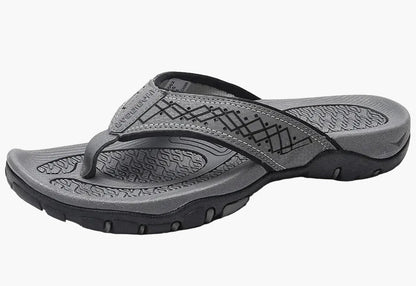 Tongs de sport homme avec soutien de la voûte plantaire – Sandales confort pour marche, plage et activités extérieures