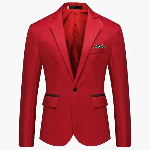 Chaqueta de traje elegante para hombre, corte slim, para ocasiones formales y veladas