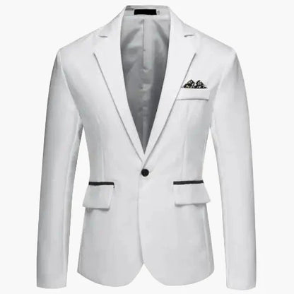 Chaqueta de traje elegante para hombre, corte slim, para ocasiones formales y veladas