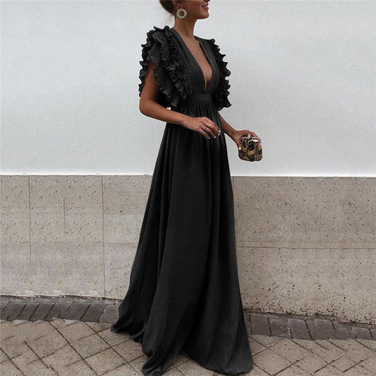 Pamela – Elegant maxikjole