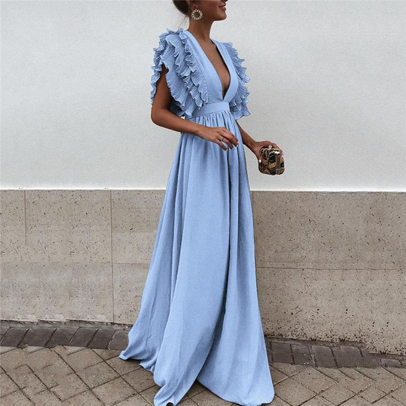 Pamela – Elegante Maxijurk