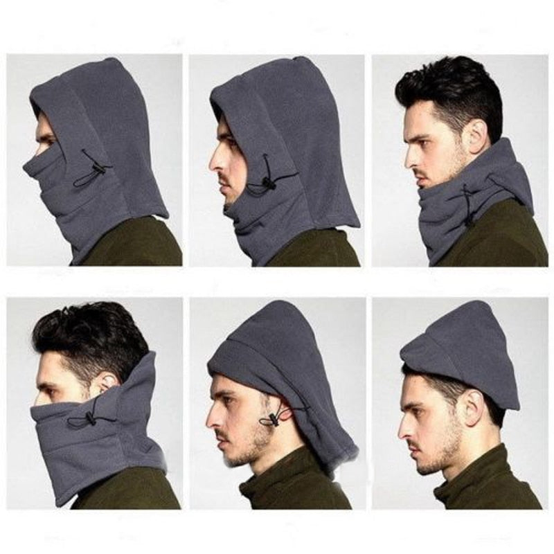 Justerbar unisex termisk fleecebalaklava for vinteren