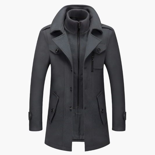 Cappotto Invernale Elegante da Uomo – Stile Moderno e Versatile per Affari e Tempo Libero