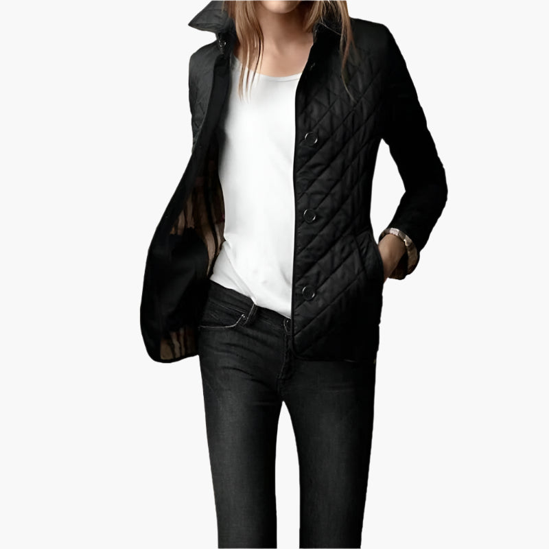 Chaqueta acolchada para mujer elegante y ligera para todas las estaciones