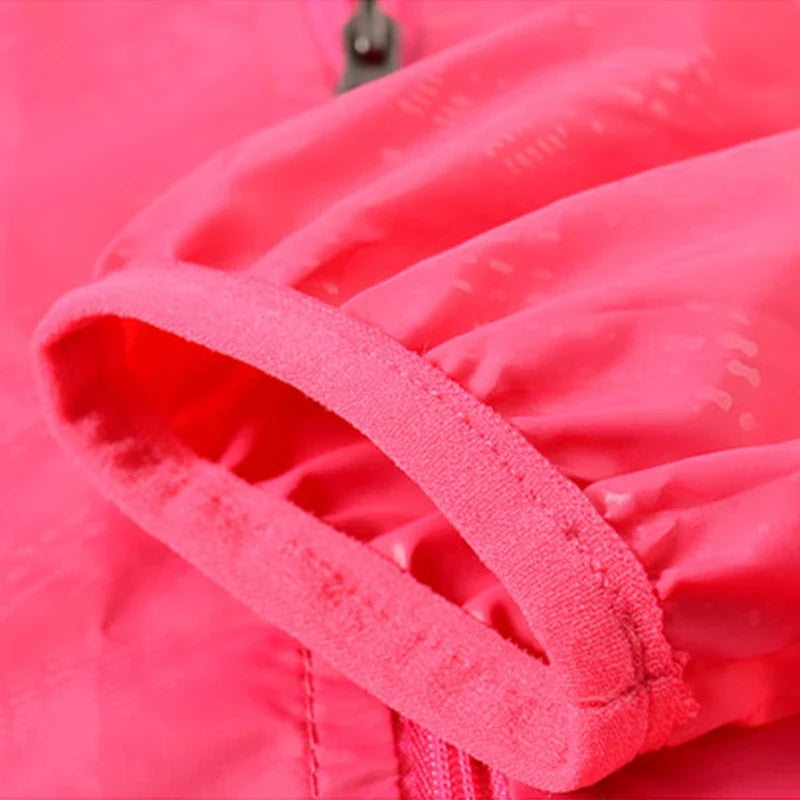 Veste légère à capuche unisexe respirante déperlante protection solaire