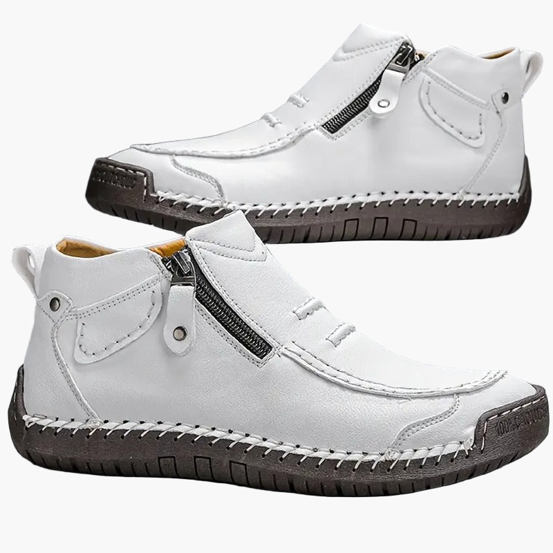 Chaussures homme montantes décontractées à fermeture éclair – Style urbain polyvalent