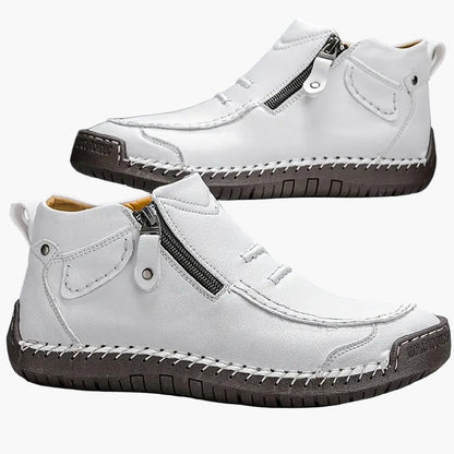 Chaussures homme montantes décontractées à fermeture éclair – Style urbain polyvalent