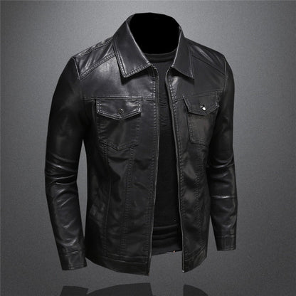 Men's Elegant Biker Style Jacket for All Occasions