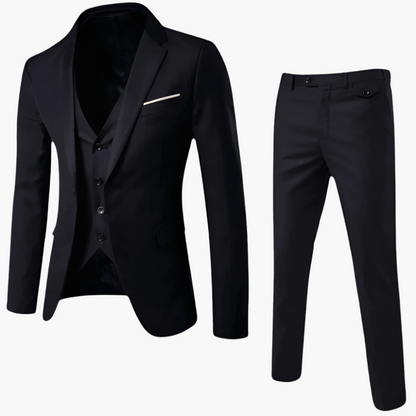 Costume Homme Élégant 2 Pièces – Veste et Pantalon, Style Classique pour Mariage et Affaires