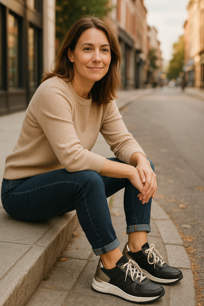 Orthopädische Damen-Walking-Sneaker im urbanen Stil – Täglicher Komfort