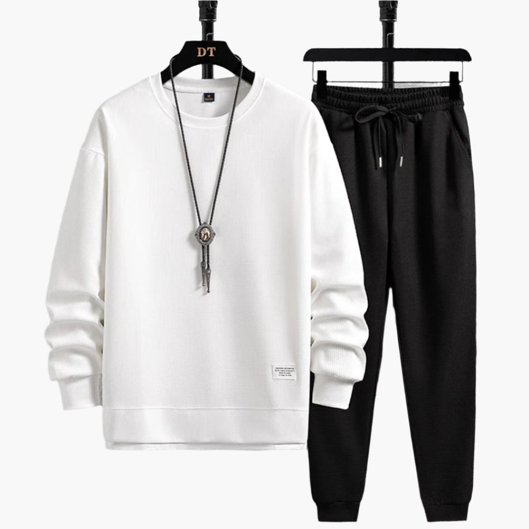 Jogging Set Décontracté pour Homme – Ensemble Pull et Pantalon Style Moderne