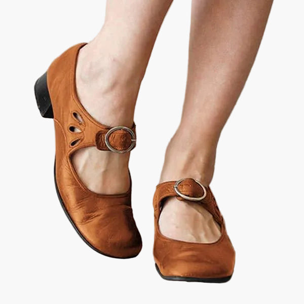 Chaussures à bride femme style rétro confort quotidien élégantes