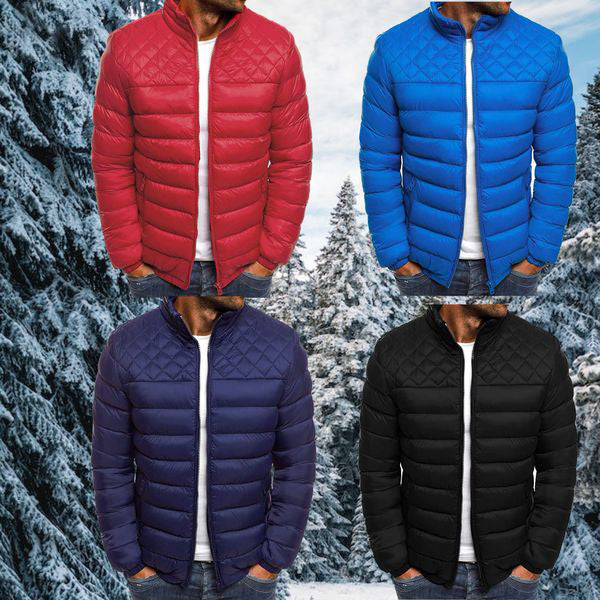 Waterproof and windproof quilted jacket for men – Versatile urban outdoor style