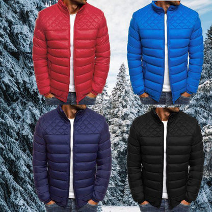 Waterproof and windproof quilted jacket for men – Versatile urban outdoor style