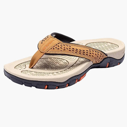 Tongs de sport homme avec soutien de la voûte plantaire – Sandales confort pour marche, plage et activités extérieures