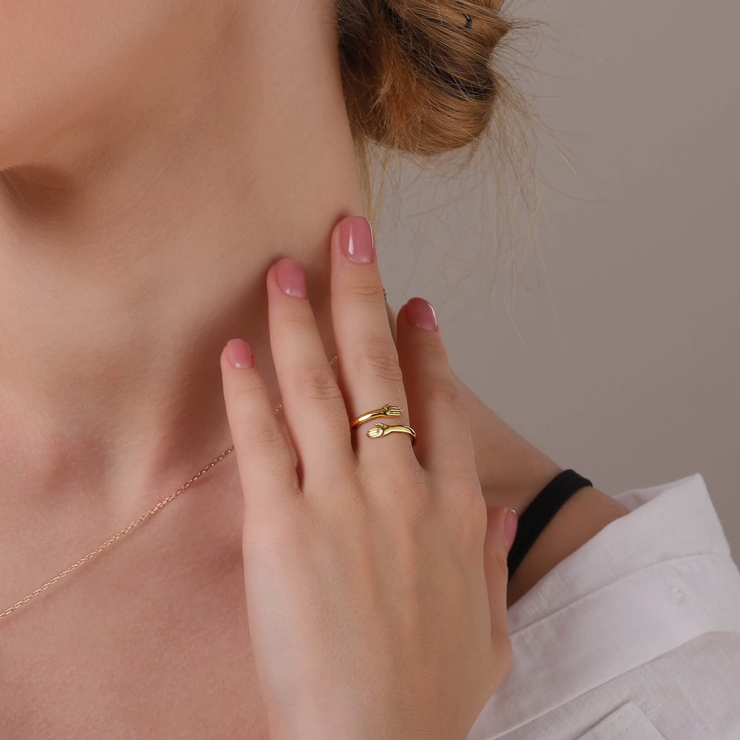 Stephanie – Verstellbarer Umarmungsring für Damen