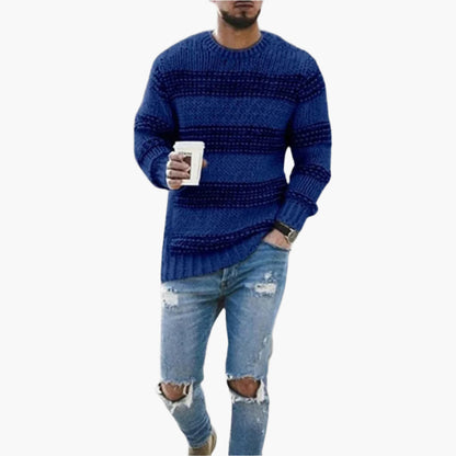 Thick knit sweater Nordic style for men – Casual and elegant for winter